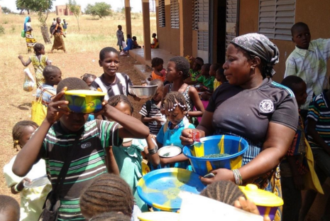 spiruline à l'école au Burkina faso