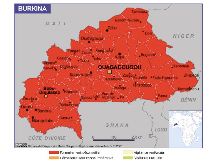 La situation critique au Burkina Faso