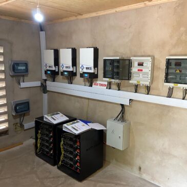 Installation photovoltaïque au Kenya