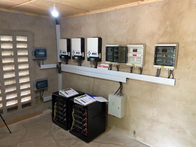 Installation photovoltaïque au Kenya